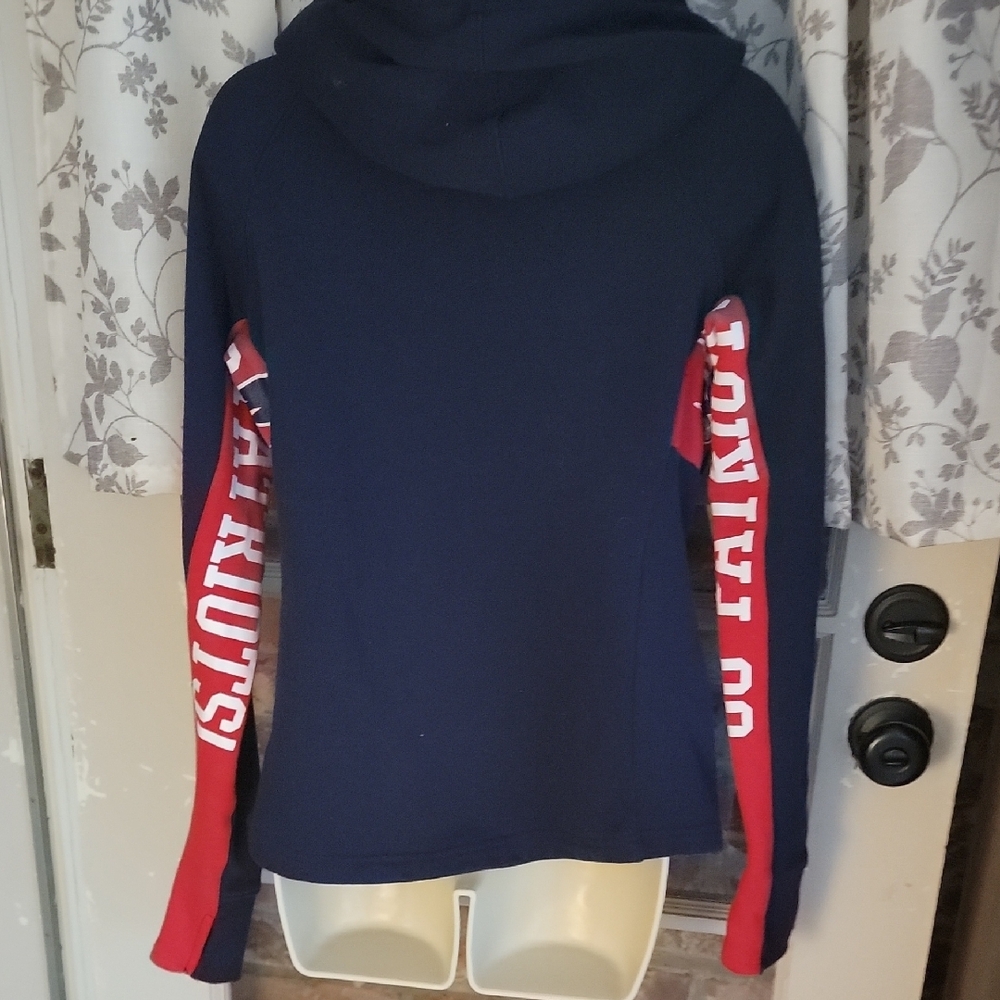 Patriots Navy Blue Hoodie Sweatshirt - Picture 5 of 8